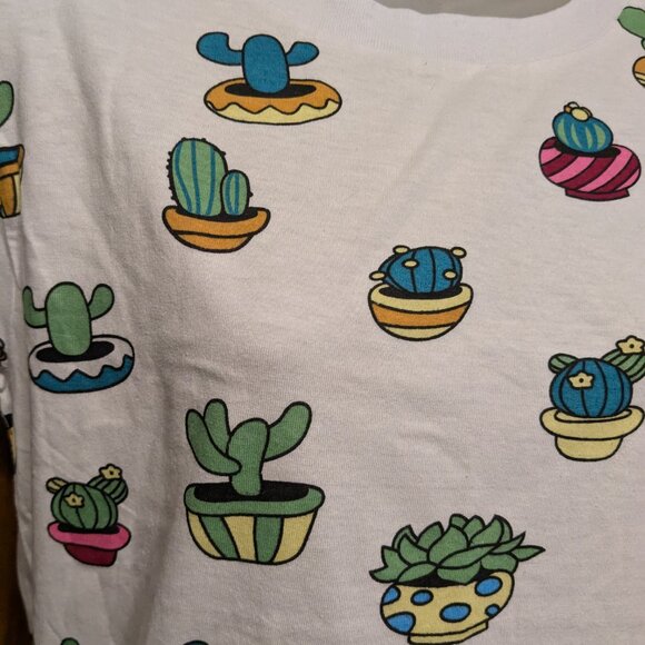 New with tags unique cactus t-shirt womens size large - Picture 4 of 6